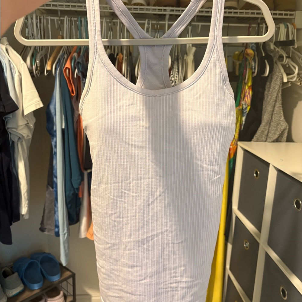 Lululemon Athletica Purple Ribbed Tank